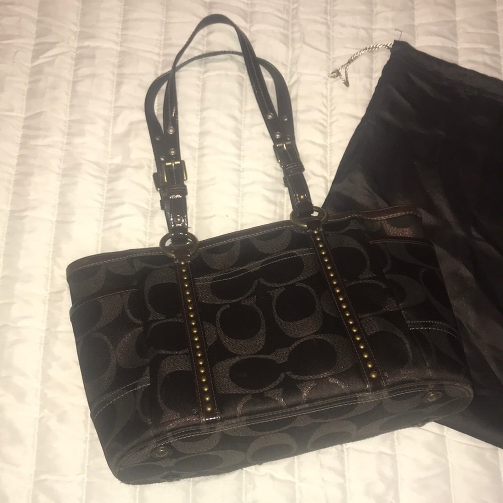 Brown Coach Handbag